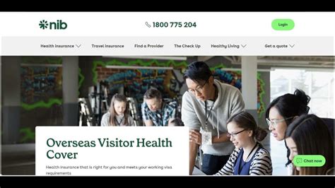 nib overseas visitor health cover